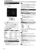 Preview for 23 page of Sharp AQUOS LC-46SE94U Operation Manual