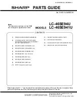 Предварительный просмотр 97 страницы Sharp AQUOS LC-46SE94U Service Manual