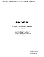 Предварительный просмотр 264 страницы Sharp Aquos LC-46X20E Service Manual