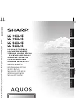 Sharp Aquos LC-46XL1E (Dutch) Gebruiksaanwijzing предпросмотр