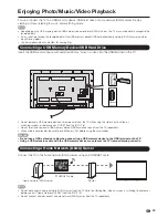 Предварительный просмотр 37 страницы Sharp Aquos LC-50LE650U Operation Manual