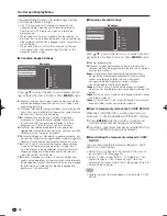 Preview for 38 page of Sharp AQUOS LC-52C6400U Operation Manual