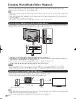 Preview for 42 page of Sharp AQUOS LC-52C6400U Operation Manual