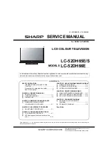 Предварительный просмотр 1 страницы Sharp Aquos LC-52DH65E Service Manual