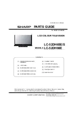 Предварительный просмотр 83 страницы Sharp Aquos LC-52DH65E Service Manual