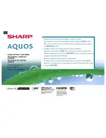 Предварительный просмотр 36 страницы Sharp Aquos LC-55UB30U Setup Manual