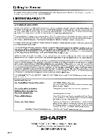 Preview for 75 page of Sharp Aquos LC 57D90U Operation Manual