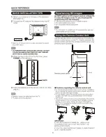 Предварительный просмотр 8 страницы Sharp Aquos LC-60E69U Operation Manual