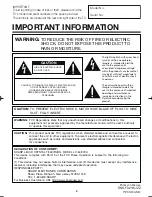 Предварительный просмотр 2 страницы Sharp AQUOS LC-60E79U Operation Manual