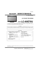 Sharp AQUOS LC-60E79U Service Manual preview