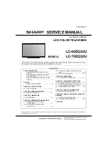 Sharp AQUOS LC-60EQ30U Service Manual предпросмотр