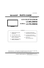 Предварительный просмотр 47 страницы Sharp Aquos LC-60LE600U Service Manual