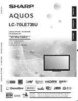 Sharp AQUOS LC-60LE632U Operation Manual preview