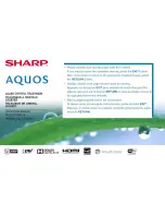 Sharp Aquos LC-60LE644U Operation Manual preview