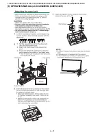 Предварительный просмотр 34 страницы Sharp Aquos LC-60LE740E Service Manual