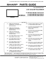 Предварительный просмотр 185 страницы Sharp Aquos LC-60LE740E Service Manual