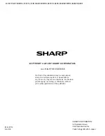 Предварительный просмотр 204 страницы Sharp Aquos LC-60LE740E Service Manual