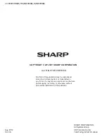 Предварительный просмотр 65 страницы Sharp Aquos LC-60LE830E Service Manual