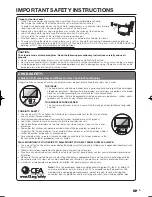 Preview for 7 page of Sharp AQUOS LC-60LE925UN Operation Manual