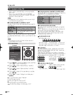 Preview for 62 page of Sharp AQUOS LC-60LE925UN Operation Manual