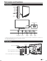 Предварительный просмотр 13 страницы Sharp Aquos LC-60LE950X Operation Manual