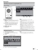 Предварительный просмотр 27 страницы Sharp Aquos LC-60LE950X Operation Manual