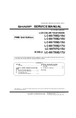 Предварительный просмотр 1 страницы Sharp Aquos LC-60SQ10U Service Manual