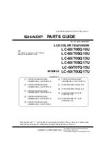 Предварительный просмотр 47 страницы Sharp Aquos LC-60SQ10U Service Manual