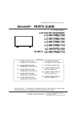 Предварительный просмотр 225 страницы Sharp Aquos LC-60SQ10U Service Manual