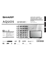 Preview for 1 page of Sharp Aquos LC-60UE30U Setup Manual