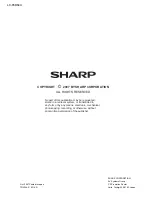 Предварительный просмотр 152 страницы Sharp Aquos LC 65D64U Service Manual