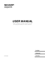 Sharp Aquos LC-65N9000U User Manual preview