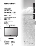 Sharp Aquos LC-65XS1M Operation Manual preview