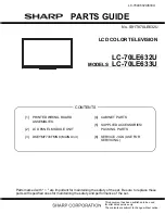 Preview for 53 page of Sharp AQUOS LC-70LE633U Service Manual