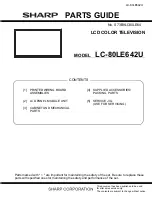 Предварительный просмотр 71 страницы Sharp Aquos LC-80LE642U Service Manual