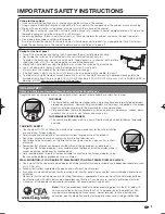 Предварительный просмотр 7 страницы Sharp AQUOS LC-90LE745 Operation Manual