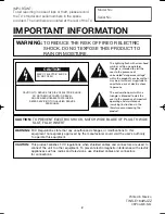 Preview for 2 page of Sharp AQUOS LC-C3237U Operation Manual