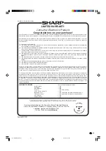 Preview for 64 page of Sharp Aquos LC G5C32U Operation Manual