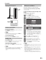 Предварительный просмотр 21 страницы Sharp AQUOS LX959H Operation Manual