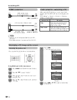 Предварительный просмотр 70 страницы Sharp AQUOS LX959H Operation Manual