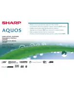 Предварительный просмотр 1 страницы Sharp Aquos Operation Manual