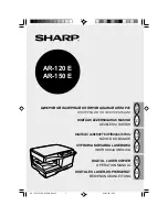 Sharp AR-120E Operation Manual preview