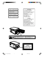 Preview for 2 page of Sharp AR-121E Operation Manual