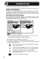 Предварительный просмотр 6 страницы Sharp AR-122E N Operation Manual