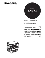 Sharp AR-205 Operation Manual preview