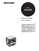 Preview for 1 page of Sharp AR-205 Operation Manual