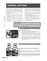 Предварительный просмотр 16 страницы Sharp AR-207 Operation Manual