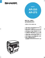 Sharp AR-235 Operation Manual preview