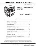 Sharp AR-5127 Service Manual предпросмотр