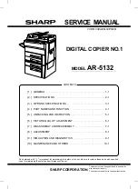 Preview for 1 page of Sharp AR-5132 Service Manual